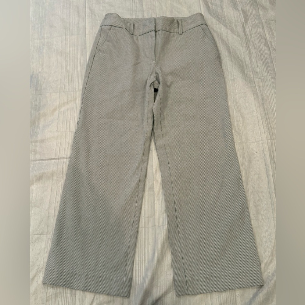 Talbots Newport Pant Women’s Size 4 Wide Leg Dress Pants Striped